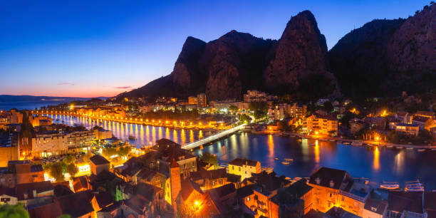 istock Panorama of Omis, Croatia 1188628616