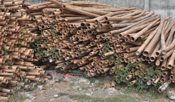 istock A pile of cut bamboo wood for construction ( texture, background, pattern) 1188636661