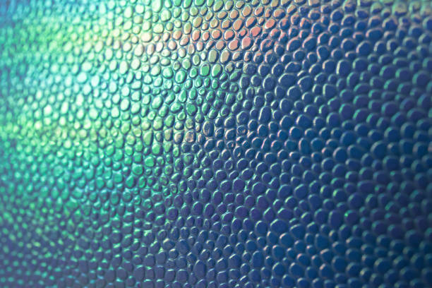 istock Holographic fantasy blue purple abstract texture with selective focus, rainbow vibrant gradient background for banner, backdrop or wallpaper 1188636682