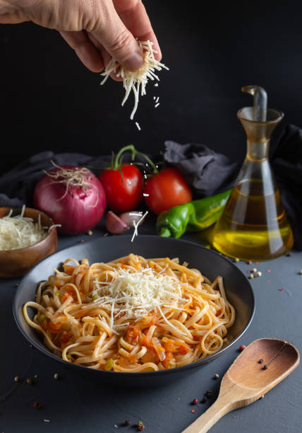 istock noodles, pasta with homemade tomato sauce 1188639169