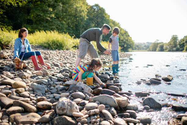 istock Family Visiting The River 1188650137