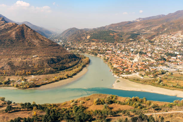 istock View of the Mtskheta. Georgia. Beautiful autumn scenery. 1188650222