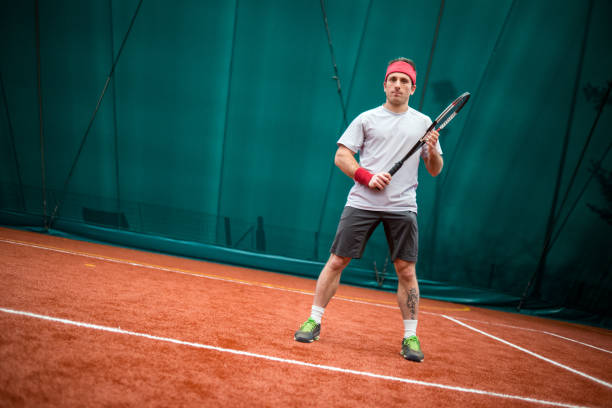 Tennis player portrait