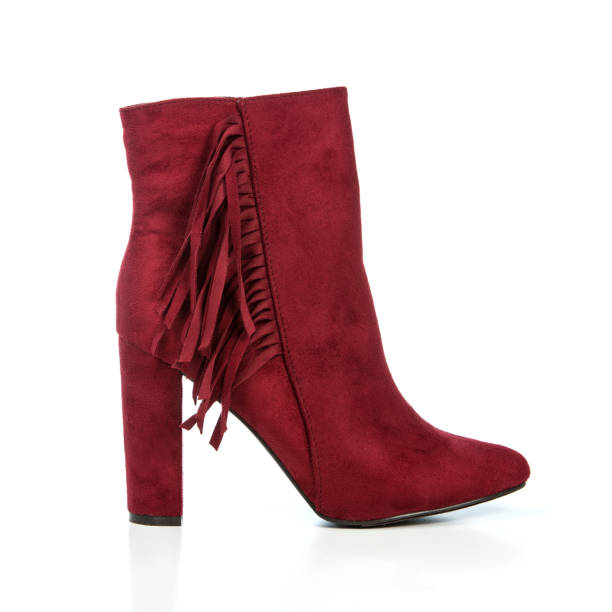 istock high heels ankle boots with fringe design 1188669747