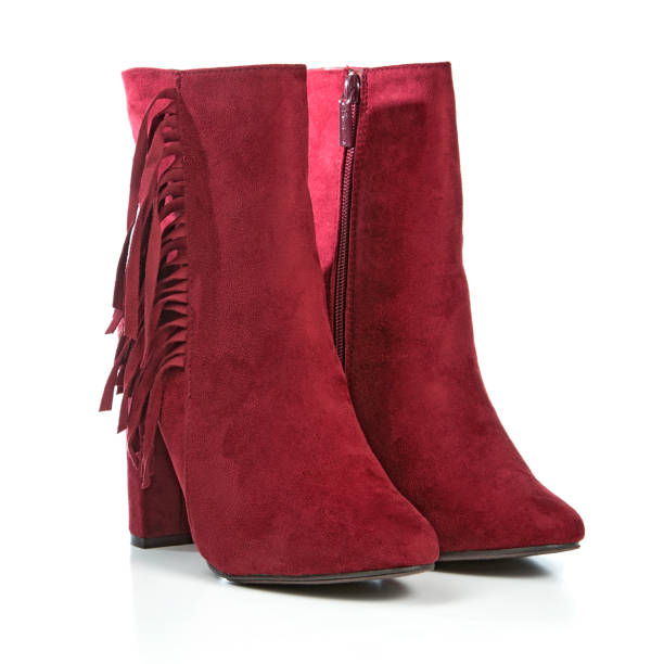 istock high heels ankle boots with fringe design 1188669765