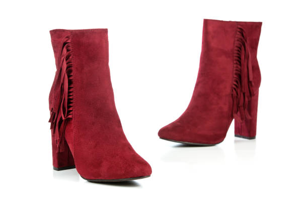 istock high heels ankle boots with fringe design 1188669799