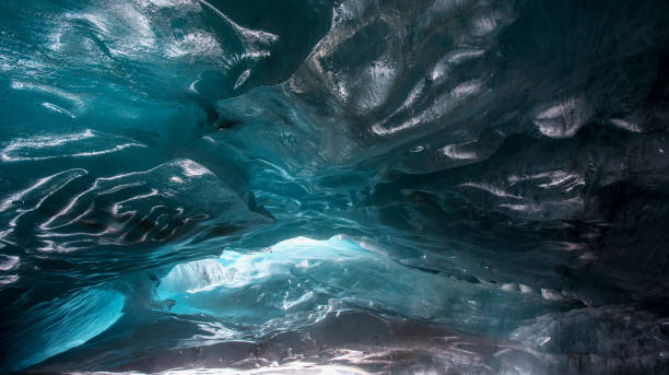 istock beautiful blue ice glacier cave grotto inside the mountain glacier 1188673848