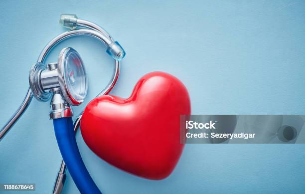 Heart And Stethoscope Stock Photo - Download Image Now - Healthcare And Medicine, Heart Shape, Medical Exam