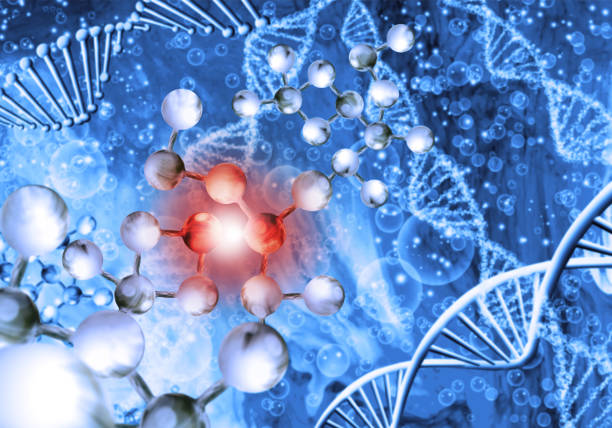 istock abstract 3d image of dna chain on blurred background 1188680345
