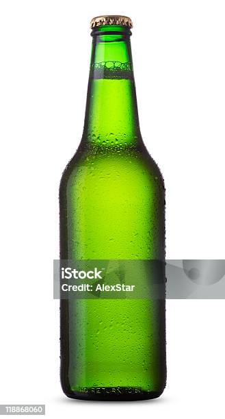 Grüne Flasche Stockfoto und mehr Bilder von Alkoholisches Getränk - Alkoholisches Getränk, Bier, Bierflasche