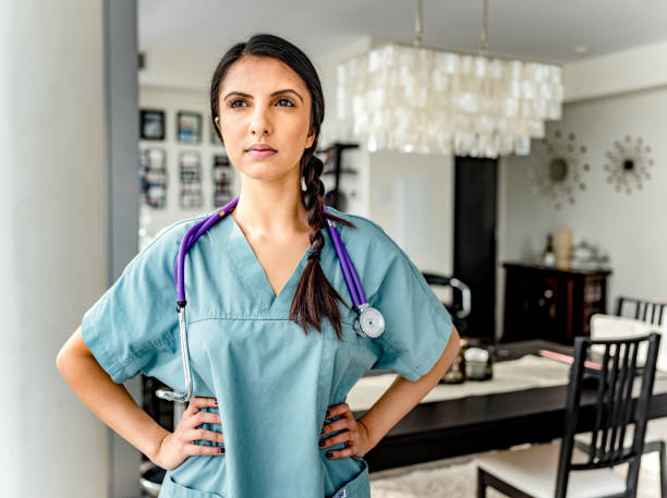 istock Young female nurse portrait 1188691561
