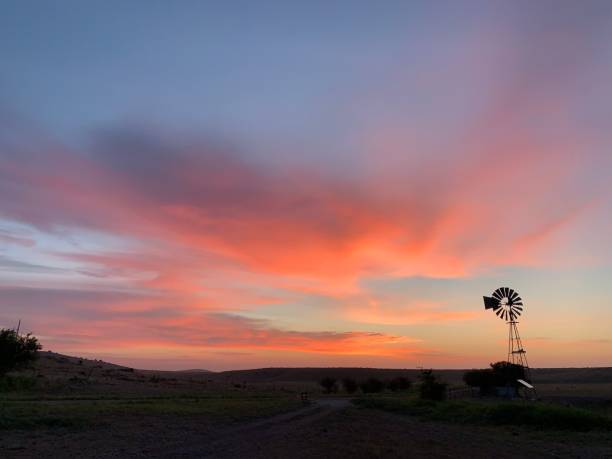 Sunrise over the plains