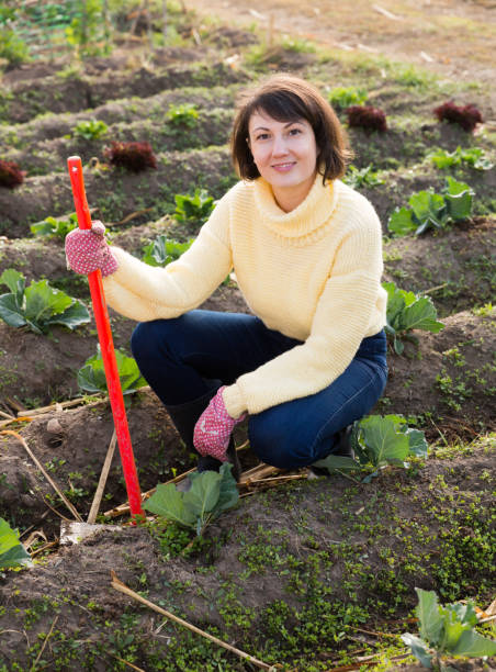 istock Woman working in garden 1188697124