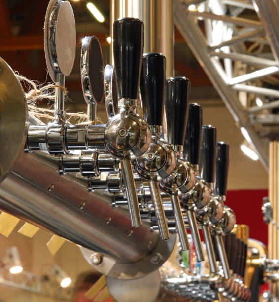 istock Many taps in stainless steel to draught beer 1188700710