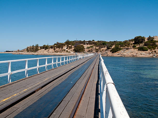 istock Old pier at Granite Island and Victor Harbor 118870109