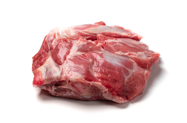 istock Fresh raw beef steak isolated on white background 1188701405