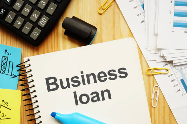 istock Writing note showing the text business loan 1188702916