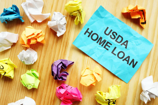 istock Business photo showes printed text usda home loan 1188703129