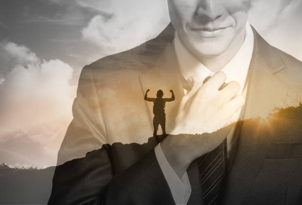istock Businessman getting suited up ready for success at work. 1188704254
