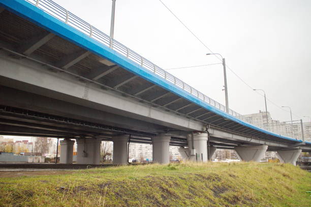istock large transport overpass by the river on a cloudy day 1188704470