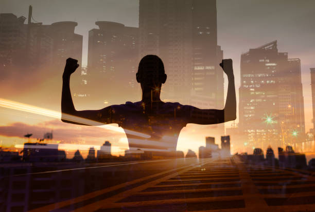 istock Strong woman in the city 1188704689