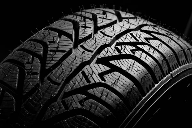 istock Brand new winter tires 1188710748