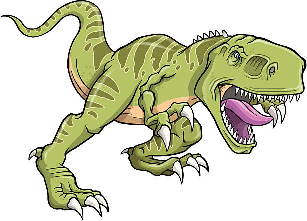 Tyrannosaurus Dinosaur vector art illustration