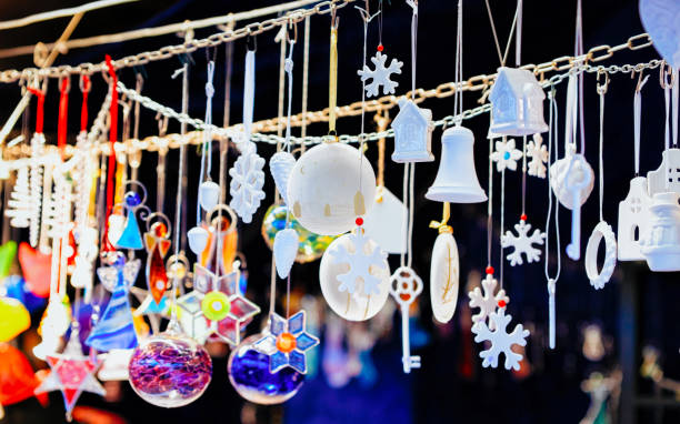 istock Christmas Tree Decoration in Christmas Market 1188713653