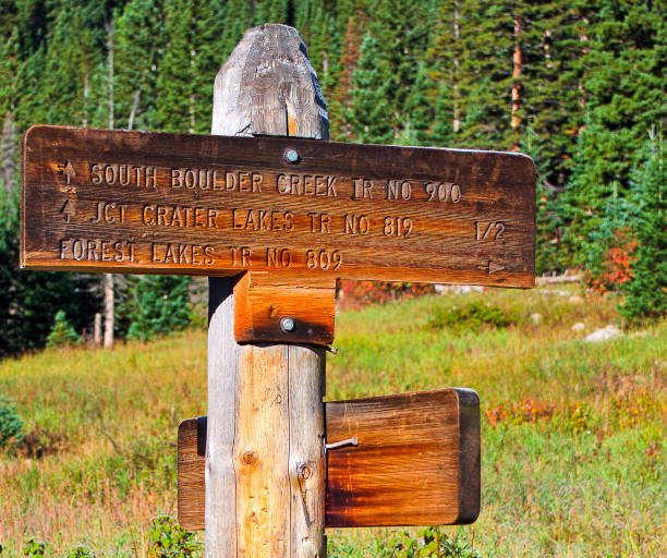 istock Hiking Trail Sign 1188714628