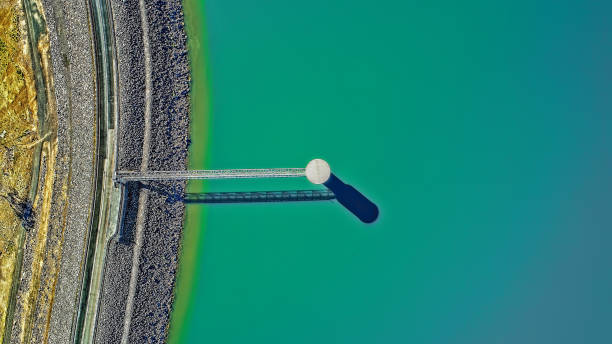 Lake Eppalock Aerial stock photo