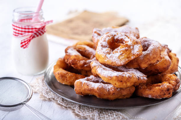 istock Sweet homemade donuts with icing sugar 1188732143