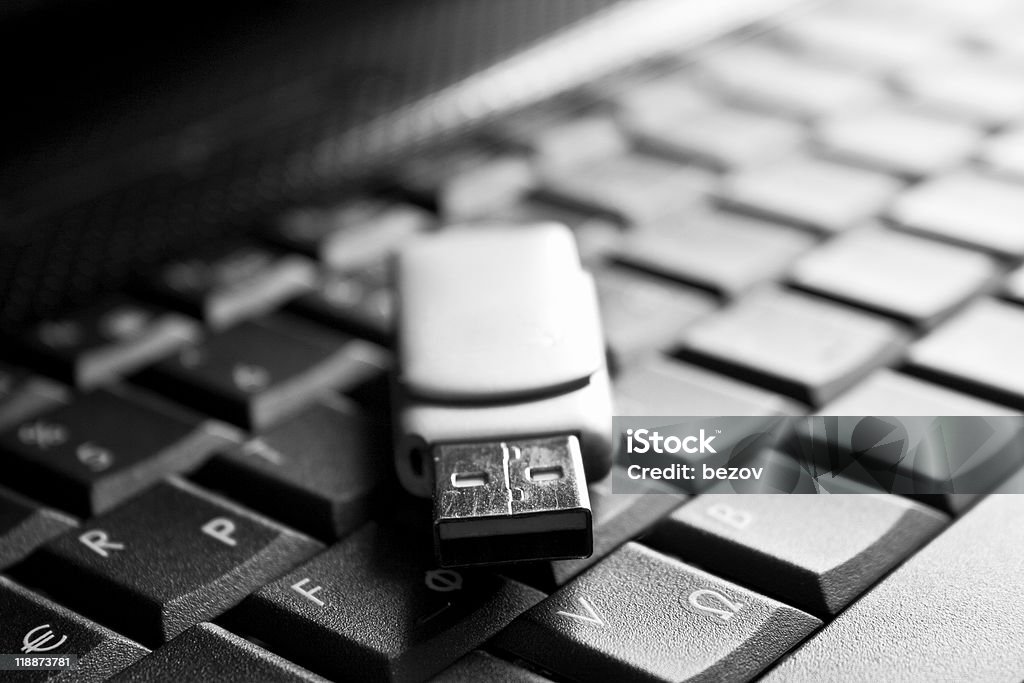 Electonics conceito, a transferência de dados - Foto de stock de Pen drive royalty-free