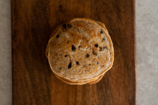 istock stack of vegan chocolate chip pancakes 1188739558