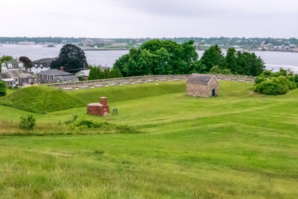 fort griswold battlefield park - toms fotografías e imágenes de stock