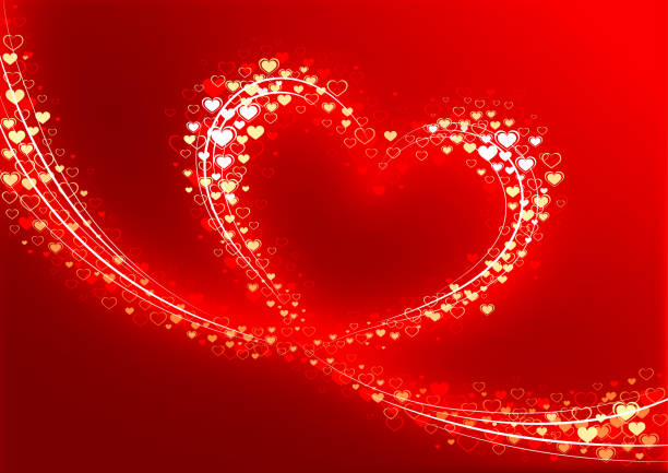 illustrations, cliparts, dessins animés et icônes de volant coeur - heart shape valentines day love backgrounds