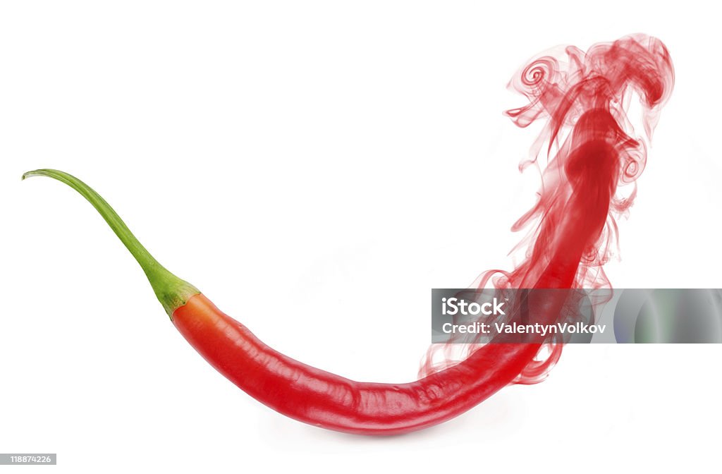 Evaporazione aroma di peperoncino rosso - Foto stock royalty-free di Affilato