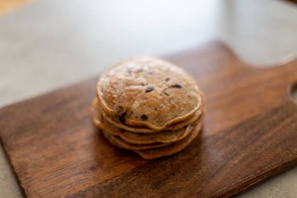 istock stack of vegan chocolate chip pancakes 1188744959