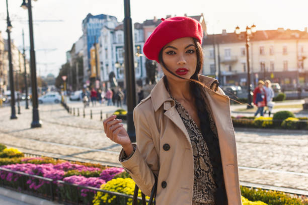 istock Pretty woman walking down the streets 1188748545
