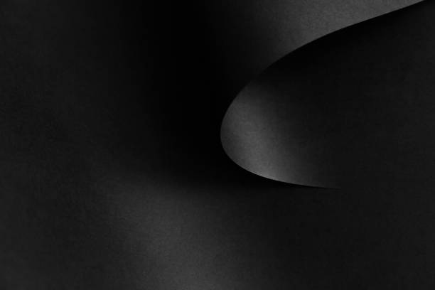 istock Black monochrome paper abstract background design 1188751427