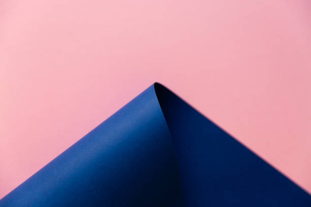 istock Abstract geometrical paper mountain background 1188751553