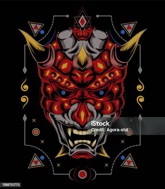 Pattern Vector Oni Vector Oni Illustration Stock Illustration - Download Image Now - Art ...