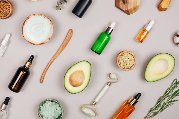 istock Composition made of natural components for self-care 1188751812