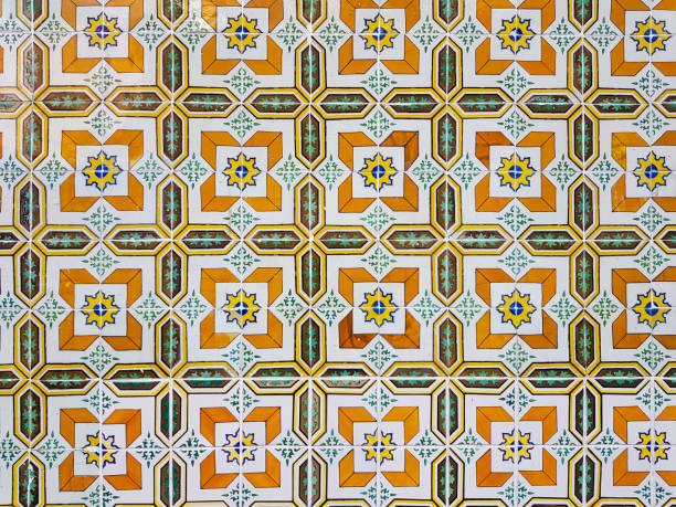 istock Portuguese colorful tiles background, pattern 1188754494