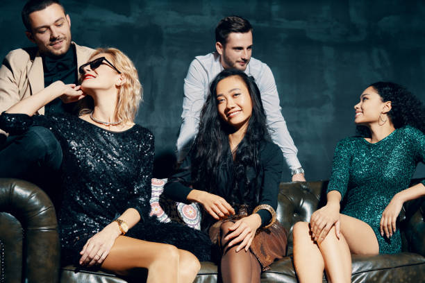istock Diverse group of people enjoy party and have fun 1188761872