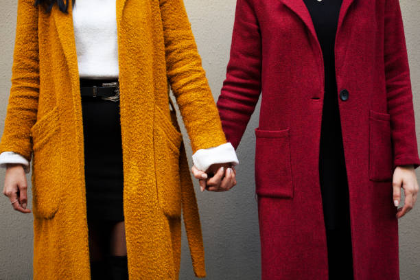 istock lesbian couples holding hands, love language, two women 1188765626