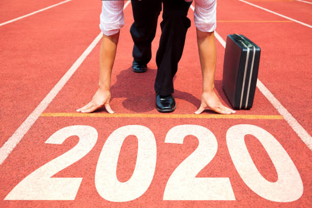 istock Business man Start to new year 2020 plans 1188766677