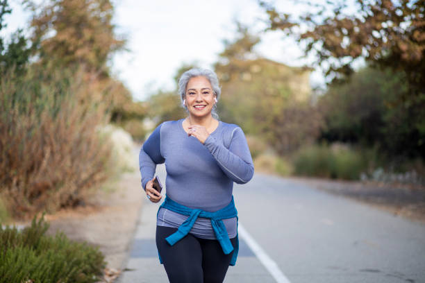 istock Mexican Woman Jogging on a Trail 1188768222
