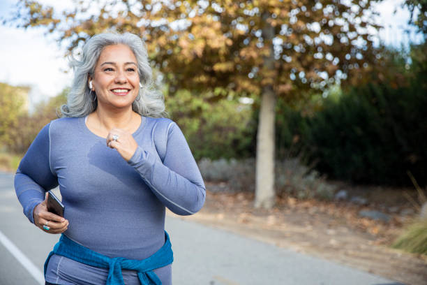 istock Mexican Woman Jogging 1188768470
