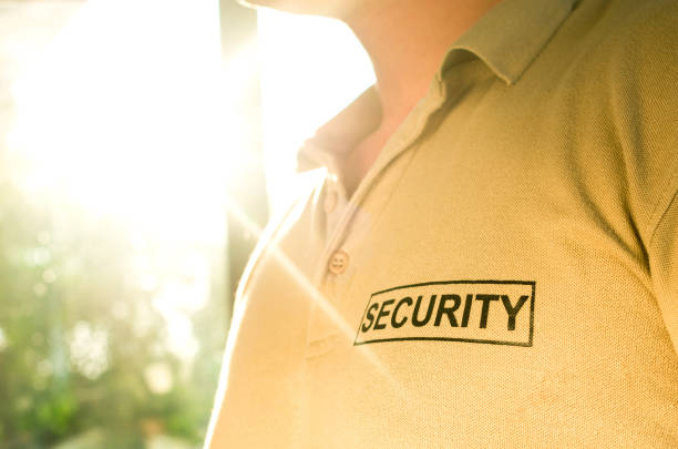 Security Guard at Door Security Guard at Door bouncer security staff stock pictures, royalty-free photos & images