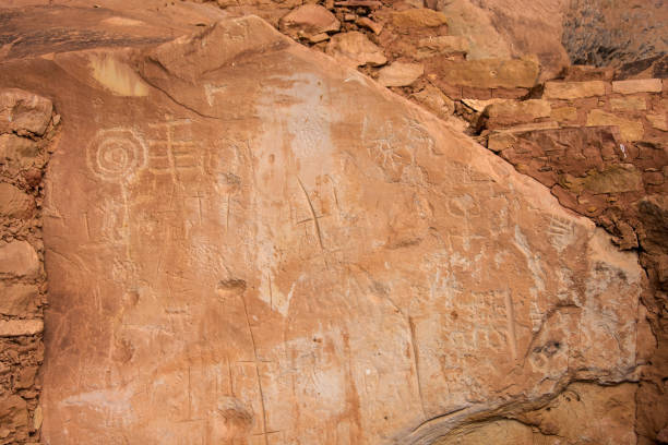 istock Mesa Verde National Park - Step House Rock Carving 1188774866